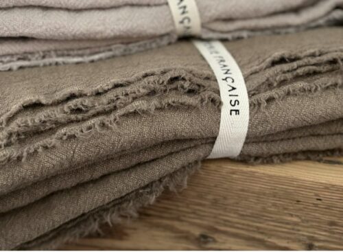 linge de maison en lin campagne chic La Draperie Française