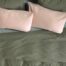 housse de couette en lin et coton vert kaki La Draperie Française