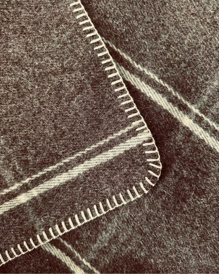 plaid pure laine cocooning La Draperie Française