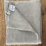 torchon en lin lavé beige déco bohème chic La Draperie Française