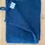 serviette de table en lin lavé bleu indigo déco bord de mer La Draperie Française