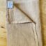 serviette de table en lin lavé beige sable style campagne chic La Draperie Française