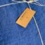 housse de couette en lin lavé bleu bohème chic La Draperie Française