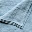 drap plat en lin lavé bleu ciel naturel La Draperie Française