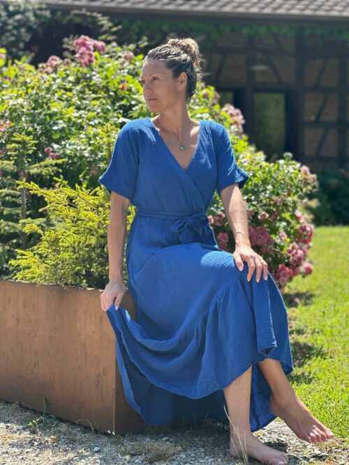 robe double gaze de coton la draperie francaise