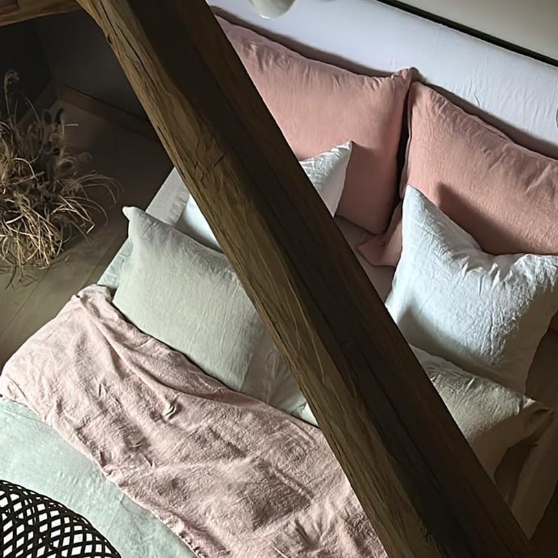 drap plat lin made in France La Draperie Française