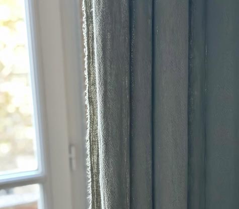 rideaux en lin bohème chic La Draperie Française
