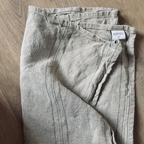 torchon en lin haut de gamme La Draperie Française
