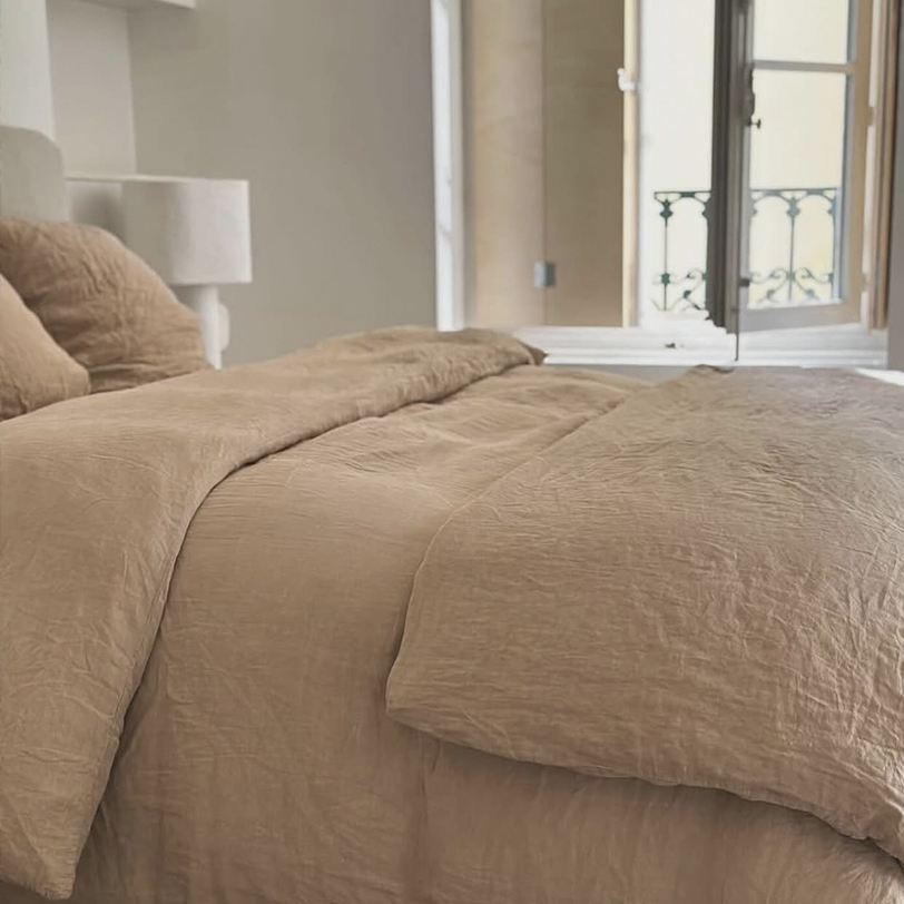 édredon en lin lavé La Draperie Française