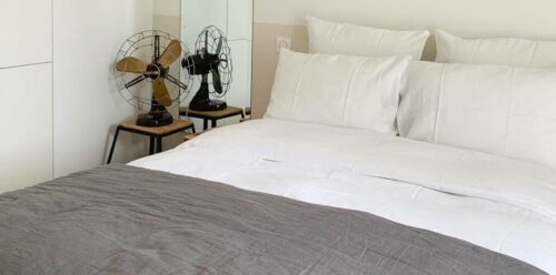 édredon en lin haute qualité La Draperie Française