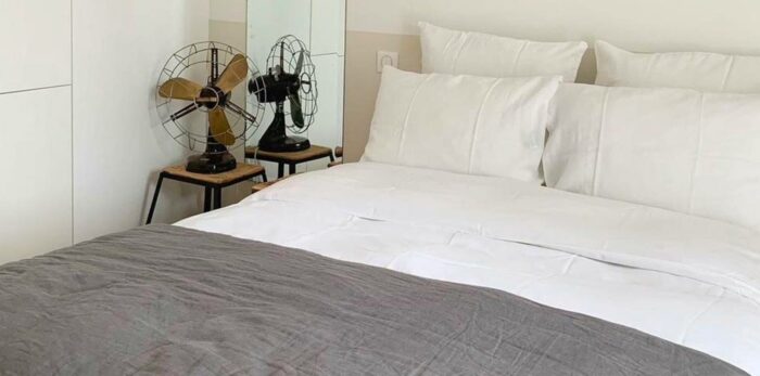 édredon en lin haute qualité La Draperie Française