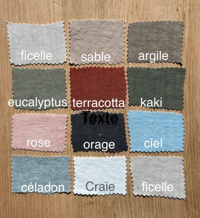 coloris lin lavé , la draperie française