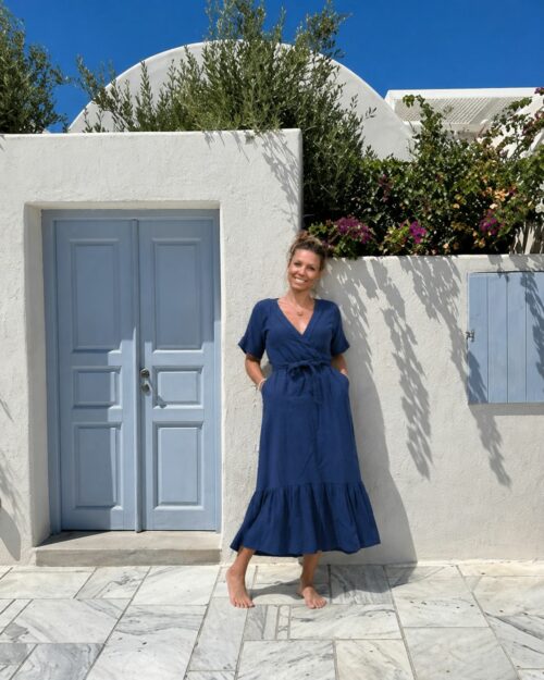 robe double gaze de coton - la draperie française