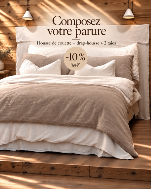 soldes lin lavé - la draperie Française